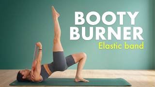 5 MIN PILATES BAND WORKOUT | Arms & Booty Burner