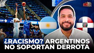 ¿RACISMO? ARGENTINOS NO SOPORTAN LA DERROTA Y ARREMETEN CONTRA LA SELECCIÓN DE RD