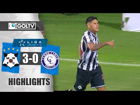 GOLEADA BOHEMIA | Wanderers 3 - 0 Cerro Largo | GOLES | Primera División de Uruguay