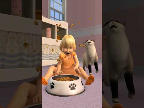 That’s my food!!🙀🙀 #shorts #gaming #thesims2 #thesims4 #sims2 #sims4