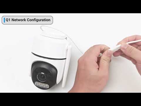Q1 mini camera | unbox | insert card | bracket install | network configuration