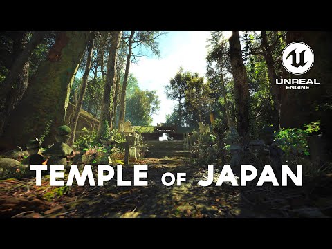 Unreal Engine 5.5.4 render II "Temple of Japan" II #render #unrealengine5 #megascans