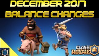 Clash Royale Balance Changes December 2017 | EVERYTHING ROYALE EPISODE 15 | Review & Discussion