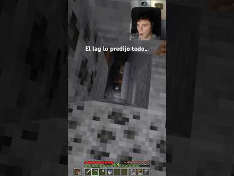 El lag lo predijo todo… 🤯😱 #minecraft #shorts #viral