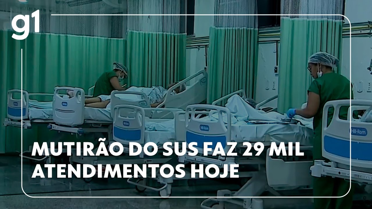Mutirão do SUS faz 29 mil atendimentos hoje