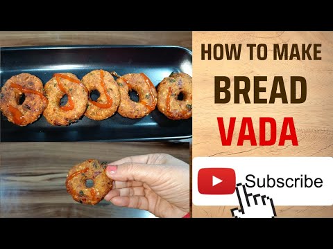 Instant Bread Vada Recipe/बिना दाल के मिनटों में बनाएं वडे़/बड़े क्रिस्पी है ये ब्रेड के वड़े