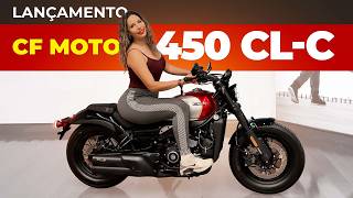 Testei a NOVA 450CL-C CFMOTO confirmada no Brasil, TUDO sobre CUSTOM CLC 450 da CFMOTO | Lançamento