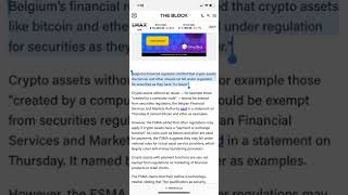 BELGIUM FREES CRYPTO! #crypto #cryptonews