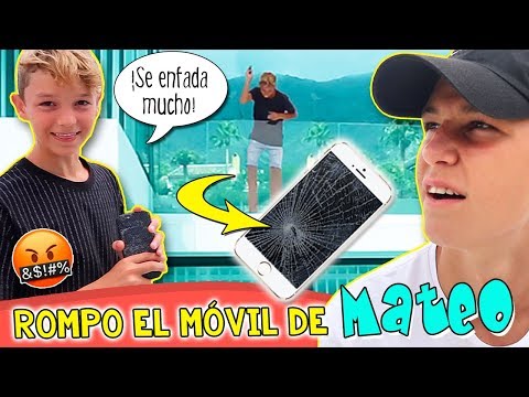 HUGO le TIRA el MÓVIL a MATEO por la VENTANA📱SE ENFADA MUCHO 😡 BROMA MÓVIL ROTO  #PrankWar