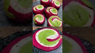 বাড়িতে থাকা মাত্র কয়েকটা উপকরণ দিয়ে বানানো এই সুন্দর মার্বেল পরোটা 👌🍅🥕