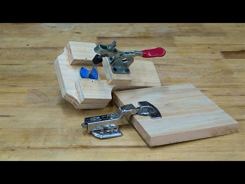 Build Your OWN Kreg Concealed Hinge Jig For PERFECT Cabinet Doors!