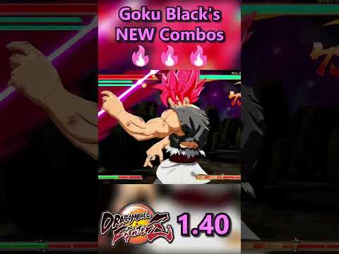 NEW Goku Black Combos & Loops in DBFZ 1.40 Patch