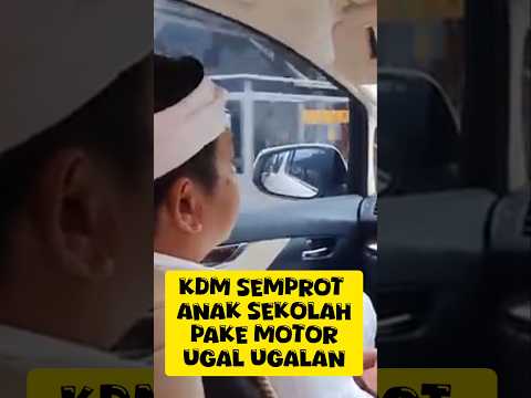KDM semprot anak sekolah pake motor ugal ugalan #dedimulyadi #kdm #kangdedimulyadi #gubernurjabar