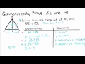 Geometric Proofs and Triangle Congruence