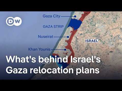 YouTube video thumbnail: Israeli PM Netanyahu Raises ‘Voluntary’ Displacement Plan for Gaza’s Palestinians Again