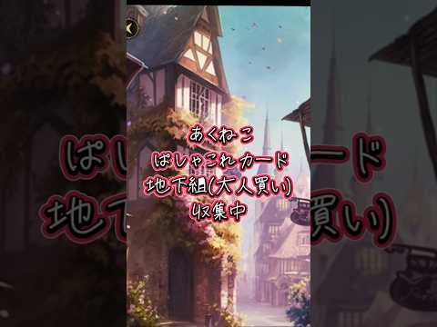 【あくねこ】ぱしゃこれカード大人買い収集中です #あくねこ #あくねこぱしゃこれカード #shorts