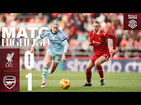 Alessia Russo Scores in Reds Defeat | Liverpool FC Women 0-1 Arsenal | Highlights