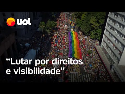 Parada LGBTQIA+ na Paulista chama atenção para a política e reinvidica verde e amarelo