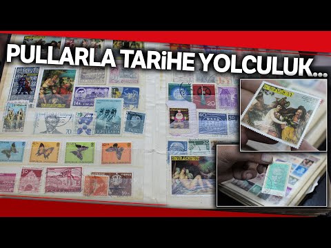 Tarihe Yolculuk…Baba Oğul 60 Yılda Bin 100 Adet Pul Biriktirdi
