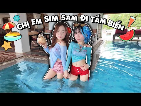 Simmy Và Sammy Đi Tắm Biển Xinh Lung Linh Ở Ngoài Đời 🏖️⁉️