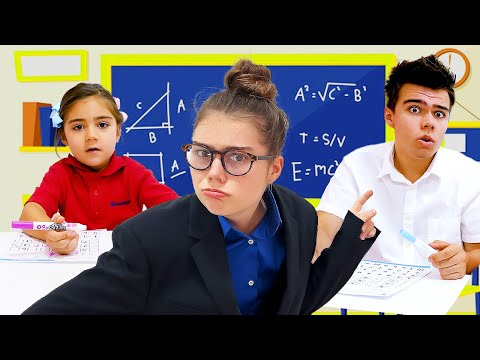 Настя и история о дружбе и помощи школьным друзьям | Мия Настя и Артем