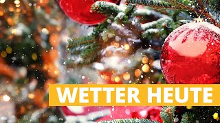 Wetter heute: Eiswind & Schneeflocken an Heiligabend