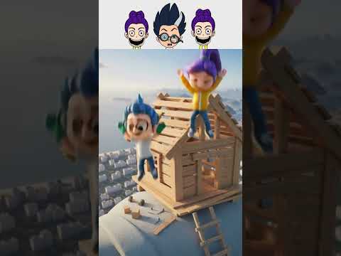 My Sprunki Rumi & Romeo Build the Sky Wood House