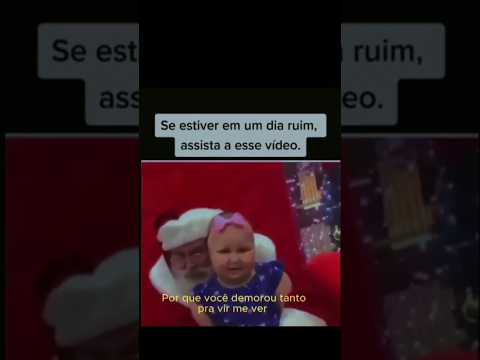 Papai Noel que ganhou o presente esse dia