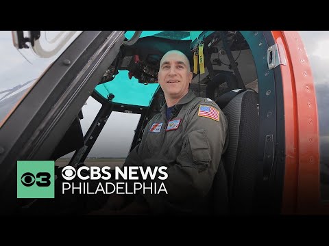 YouTube video thumbnail: Pennsylvania Native Returns to Philadelphia Area to Serve as Pilot in Coast Guard