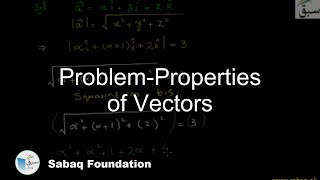 Problem-Properties of Vectors