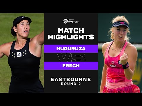 Garbiñe Muguruza vs. Magdalena Frech | 2022 Eastbourne Round 2 | WTA Match Highlights