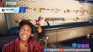 IshowSpeed Plays Fortnite With KSI...😳🤣
