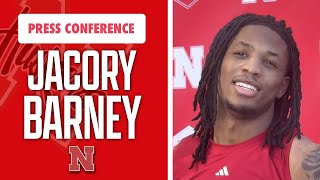 Nebraska football WR Jacory Barney recaps Las Vegas Bowl practice I GBR