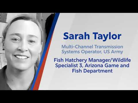 click to watch video of Sarah Taylor, Fish Hatchery Manager with Arizona Game and Fish