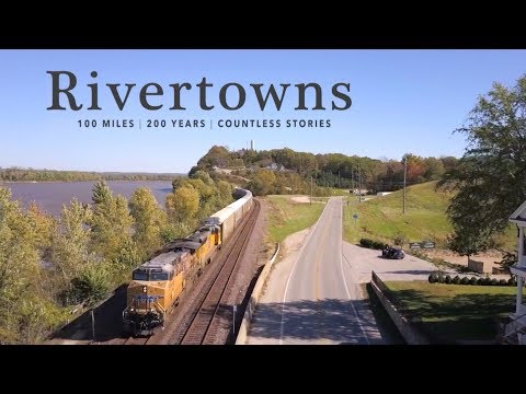 YouTube video thumbnail: Missouri Rivertowns: 100 Miles, 200 Years