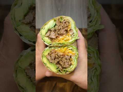 Taco lettuce wrap