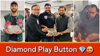 Diamond Play Button 💎की Unboxing नये साल पर 🥳 VLOG 27
