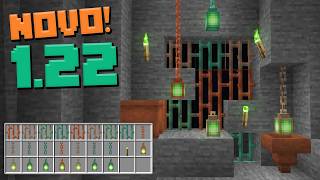 MINECRAFT 1.22 - NOVAS DECORAÇÕES DE COBRE CHEGOU NA ATUALIZAÇAO!