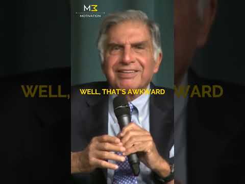A very old and gold statement from Sir Ratan Tata, #Shorts by @M3Motivation