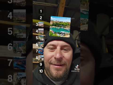 En iyi 10 şehir sıralaması yapan adam.. #topten
