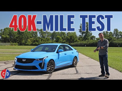 What We Learned After Testing a Cadillac CT4-V Blackwing Over 40,000 Miles | Car and Driver