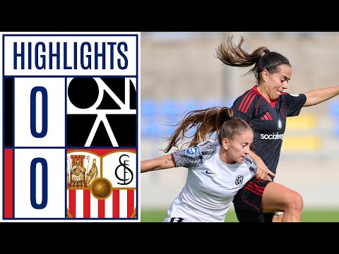 FC BADALONA WOMEN 0 - 0 SEVILLA FC | RESUMEN LIGA F MOEVE