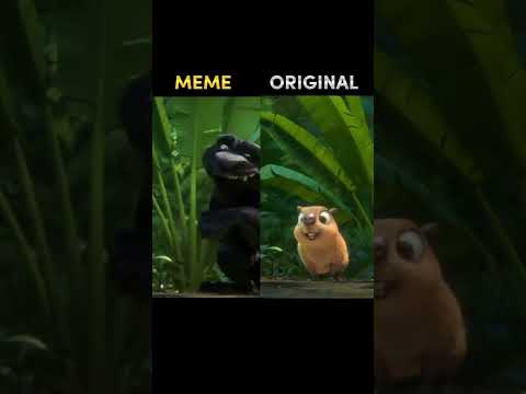 Capybara Ok I pull up Meme vs Original #shorts #memes