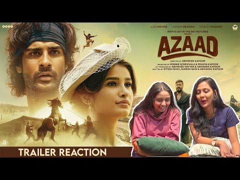 Azaad Official Trailer Reaction | Ajay Devgan, Aaman Devgan, Rasha Thadani, Diana Penty