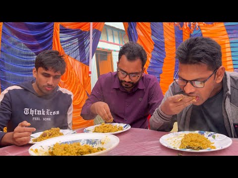 Eating Delicious Khichuri With Friends at Saiful’s Village