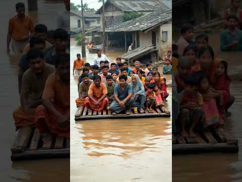 flood distroy village 😭 #youtubeshorts