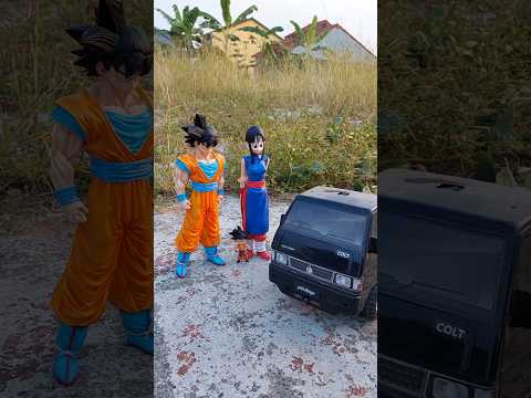Goku's dad went to work,but...😭😭 #actionfigures #dragonball #goku #shorts