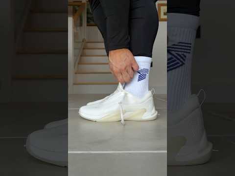 Gym and vegetables! Wearing the new RAD ONE V2’s in triple white