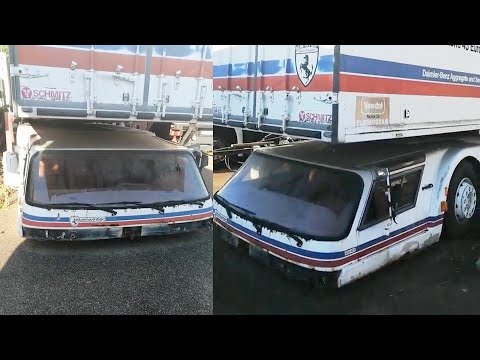 ENCONTRADO EL CAMION QUE DESAPARECIO MISTERIOSAMENTE -STEINWINTER SUPERCARGO 2040