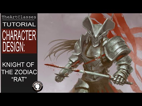 Character Design Tutorial: Zodiac Knight | concept art